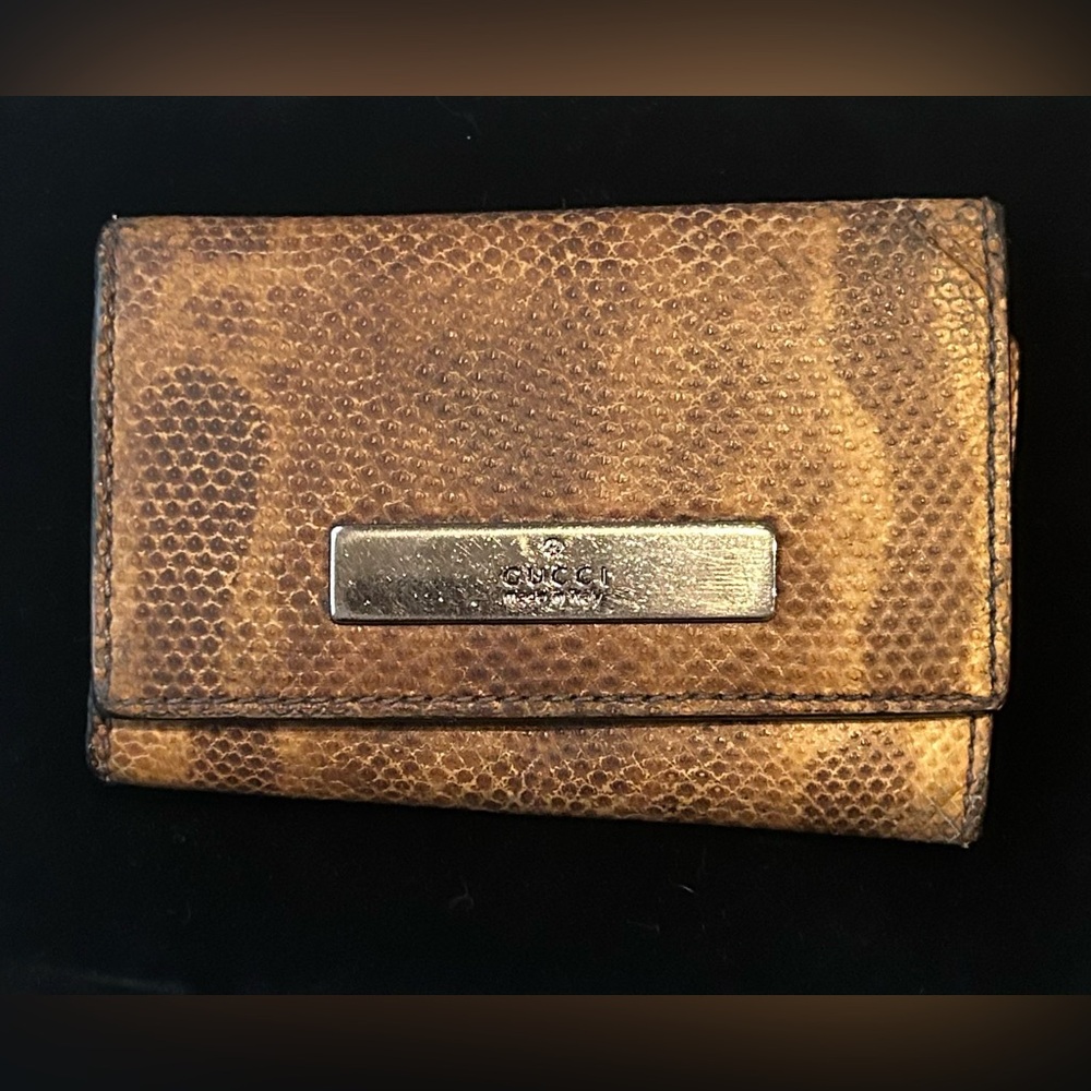 Gucci Snakeskin Key Holder